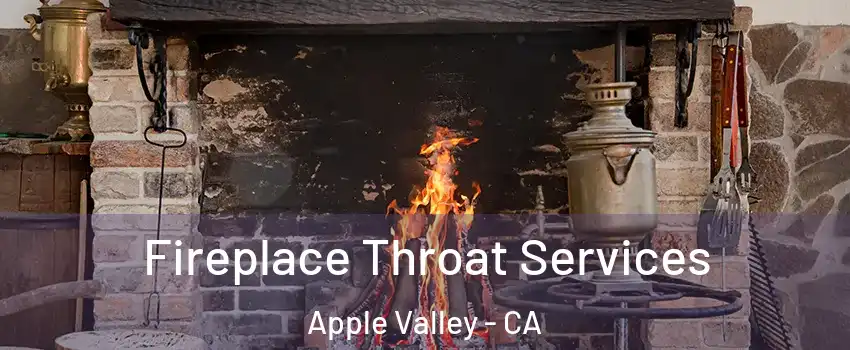 Fireplace Throat Services Apple Valley - CA