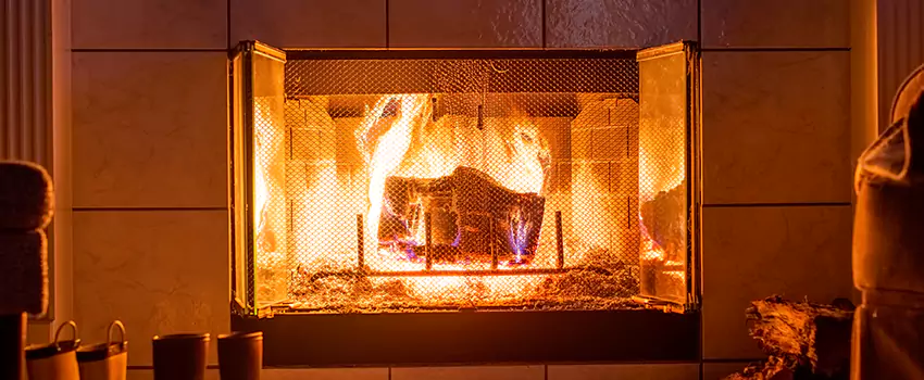 Mendota Hearth Landscape Fireplace Installation in Apple Valley, California