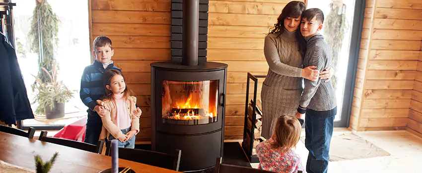 Morso Cast Iron Fireplace Insert Installation in Apple Valley, California