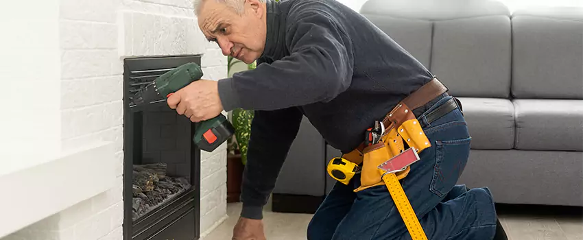 New Indoor Fireplace Installation in Apple Valley, California