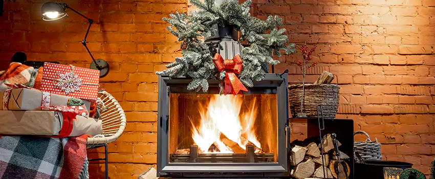 Travis Industries Linear Gas Fireplace Installation in Apple Valley, California
