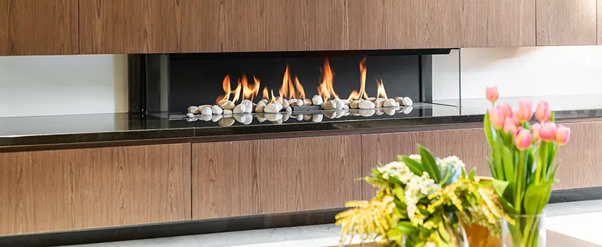 Double-height Fireplace Design Refurbishment in Apple Valley, California
